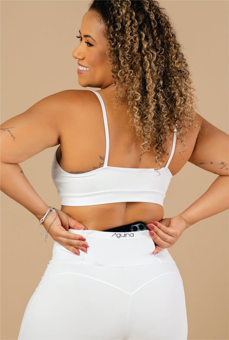 Top Basic Blackout Branco