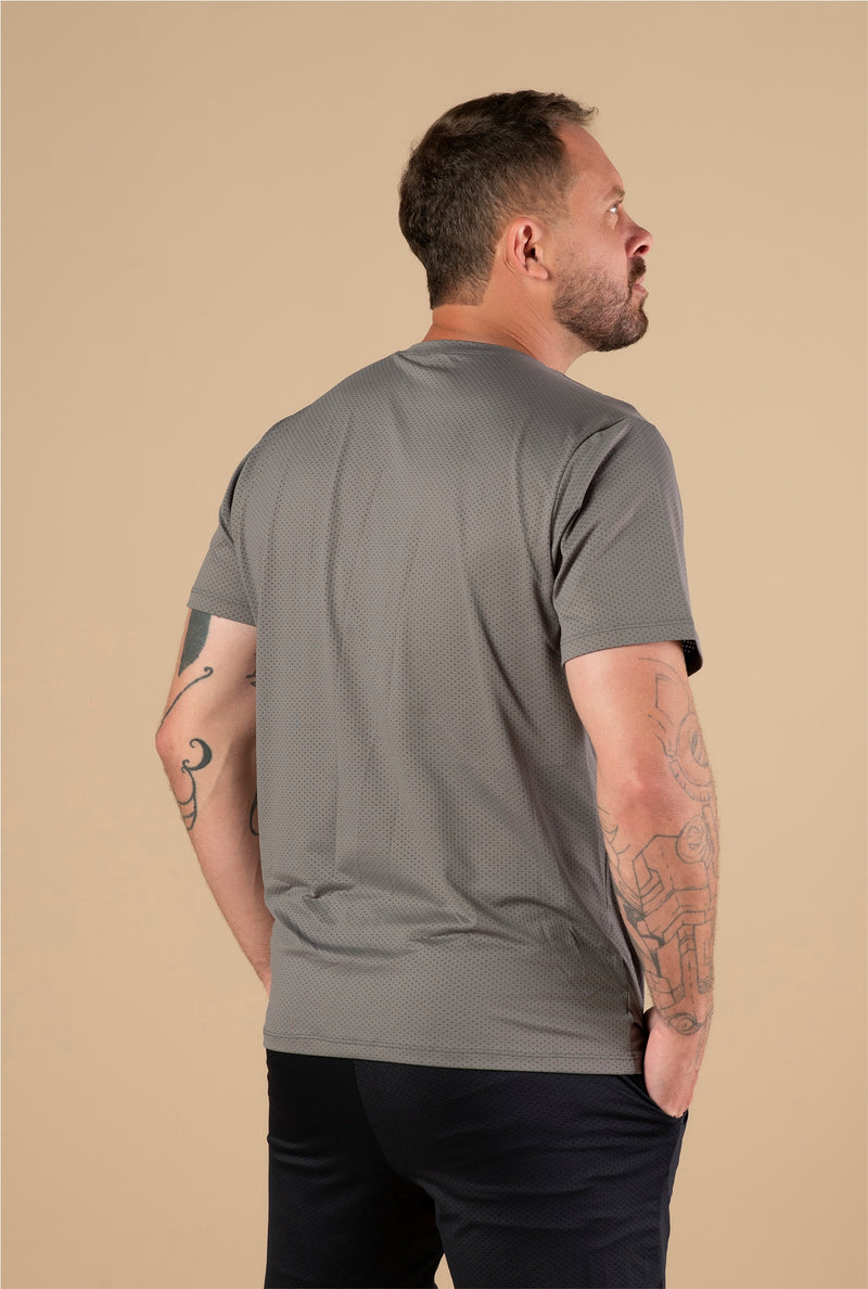 Camiseta Masculina Cinza